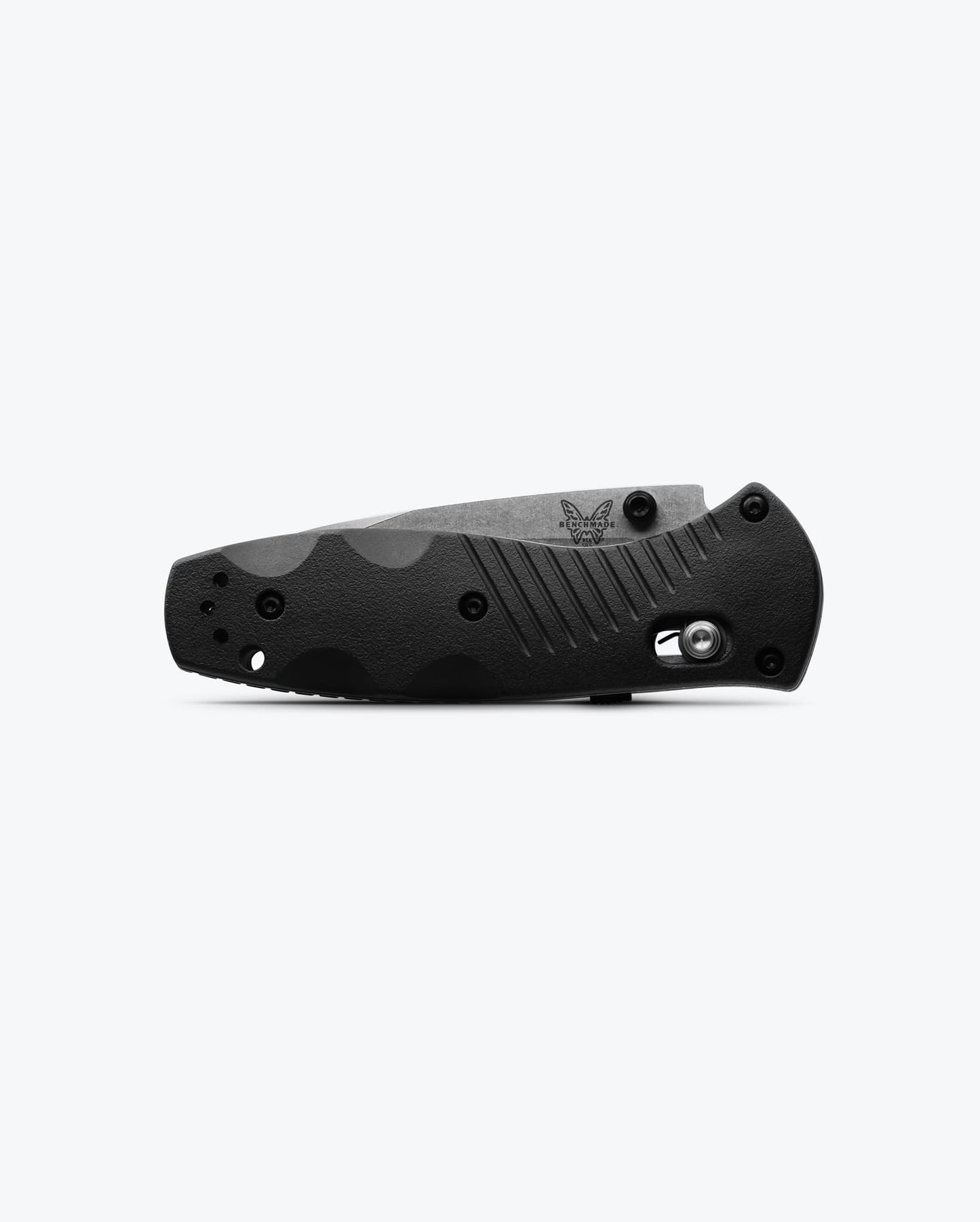 Benchmade Mini Barrage 585 closed view with black Valox handle