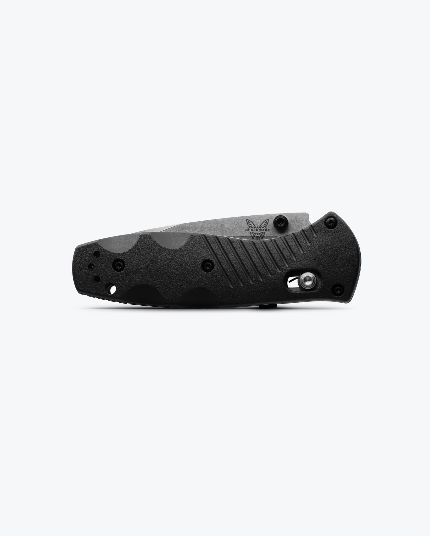 Benchmade Mini Barrage 585 closed view with black Valox handle