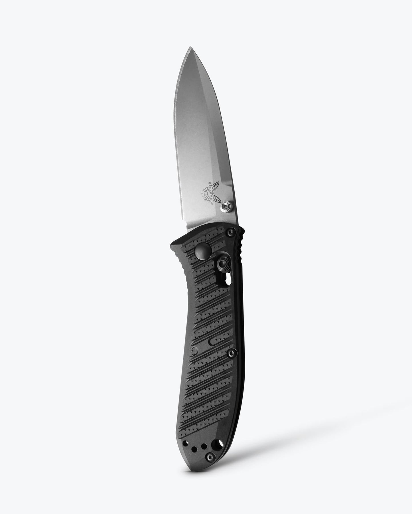 Benchmade Mini Presidio II 575-1 front view – 3.20″ satin CPM-S30V drop point folding knife