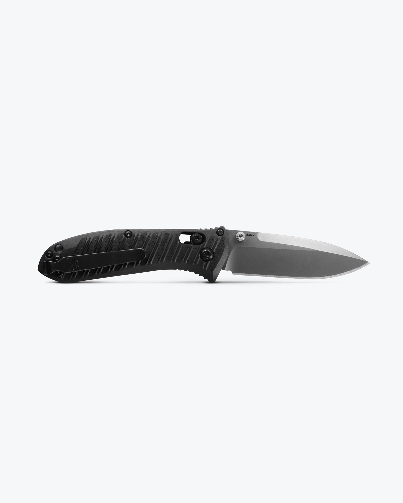 Benchmade Mini Presidio II 575-1 blade detail – satin CPM-S30V drop point