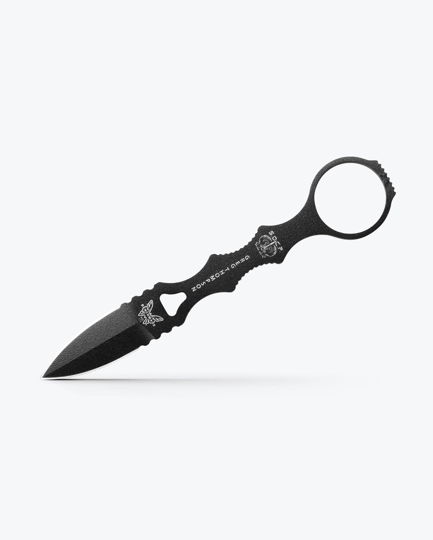 Benchmade Mini SOCP 173BK angled side profile showing skeletonized handle