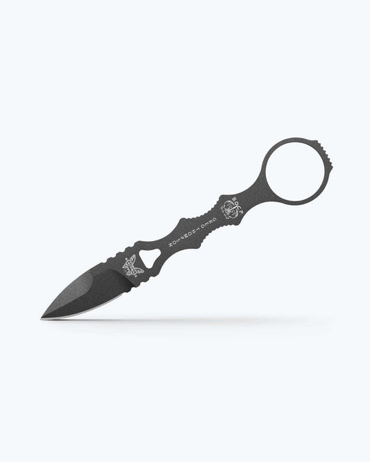 Benchmade Mini SOCP Dagger 177GY front view – 1.66″ Cerakote 440C spear-point fixed blade knife
