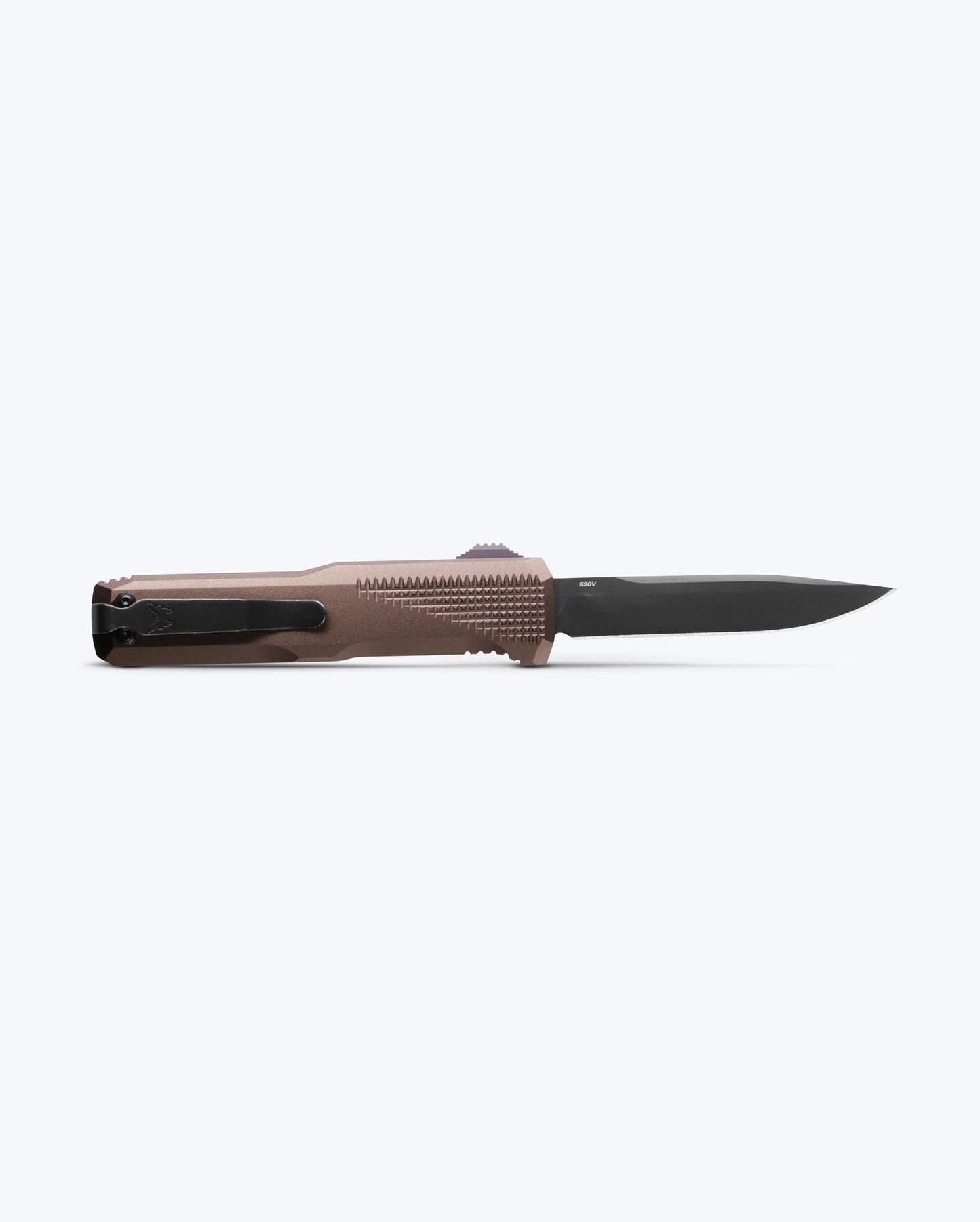 Benchmade Phaeton 4600DLC-1 blade detail – DLC CPM-S30V drop point