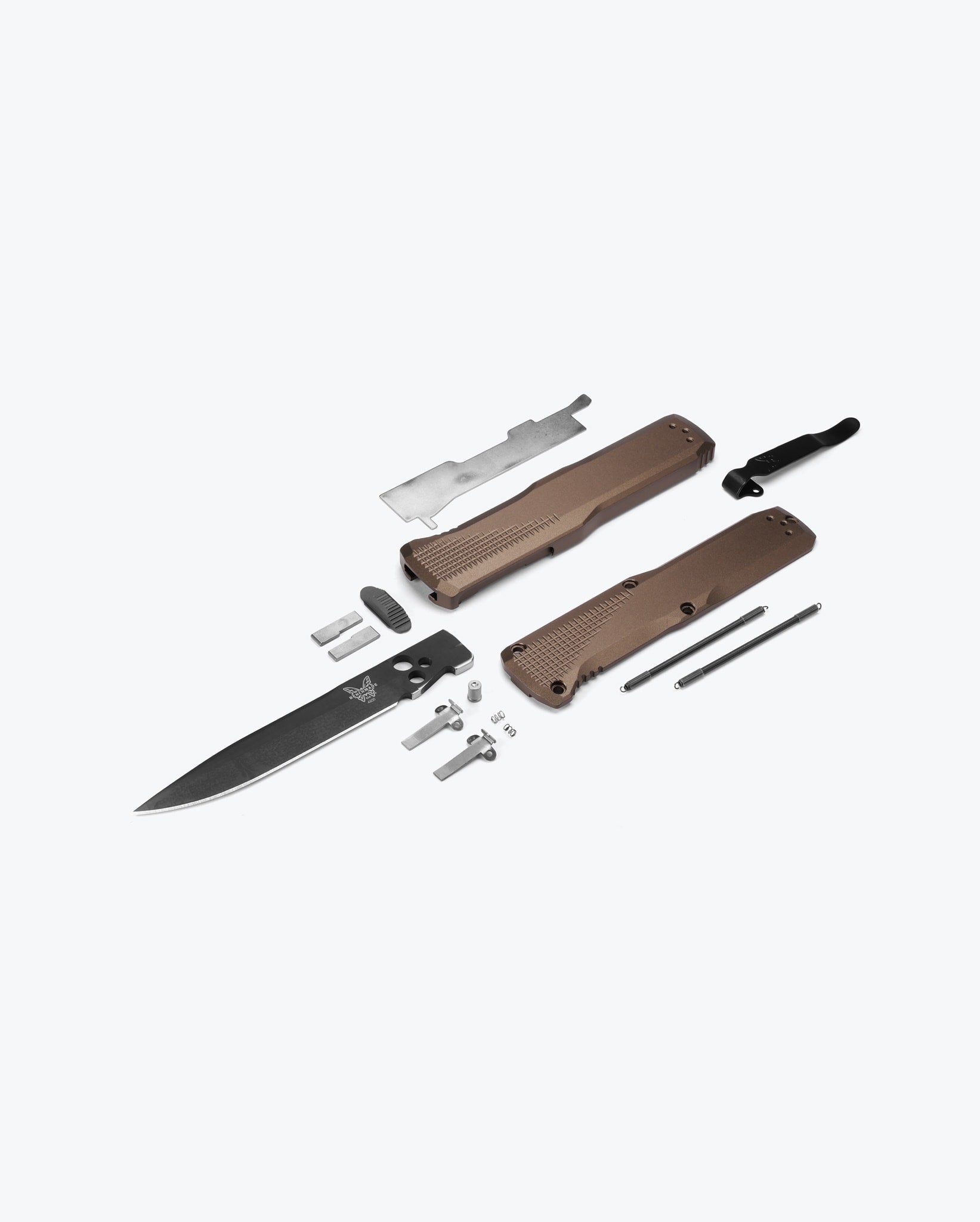Benchmade Phaeton 4600DLC-1 OTF automatic components detail
