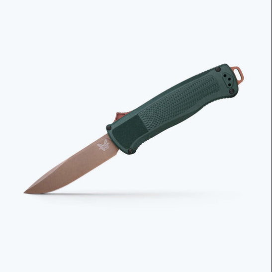 Benchmade Shootout 5371FE-2601 – 3.49" Z-Wear Drop-Point OTF Automatic Knife
