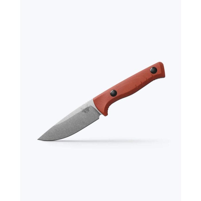 Benchmade SlipRidge Fixed Combo 15650-01-COMBO – 3.7" MagnaCut Drop-Point Fixed Blade with Rust Orange G10 & Gut Hook
