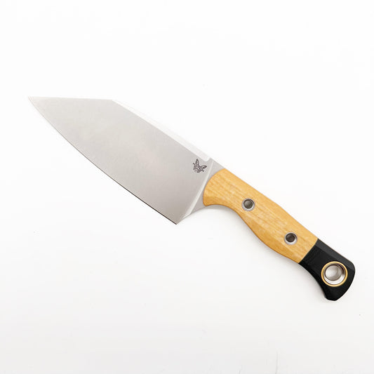 Benchmade Station Knife â€“ 5.9" Stonewashed CPMâ€‘154, Richlite & Gâ€‘10 Handle (4010â€‘02)