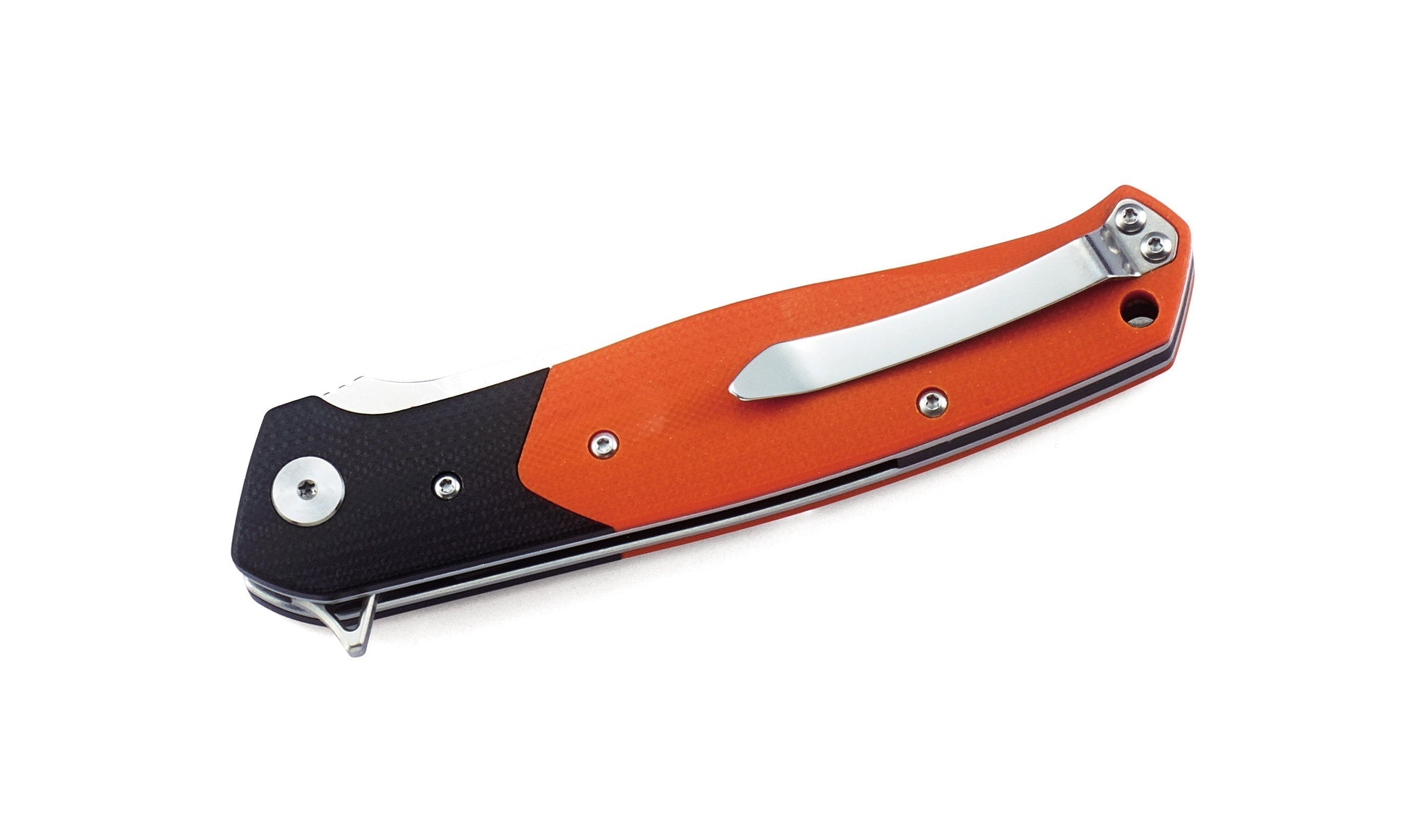 Bestech SWORDFISH BG03C blade detail – D2 satin finish, 3.94" blade length