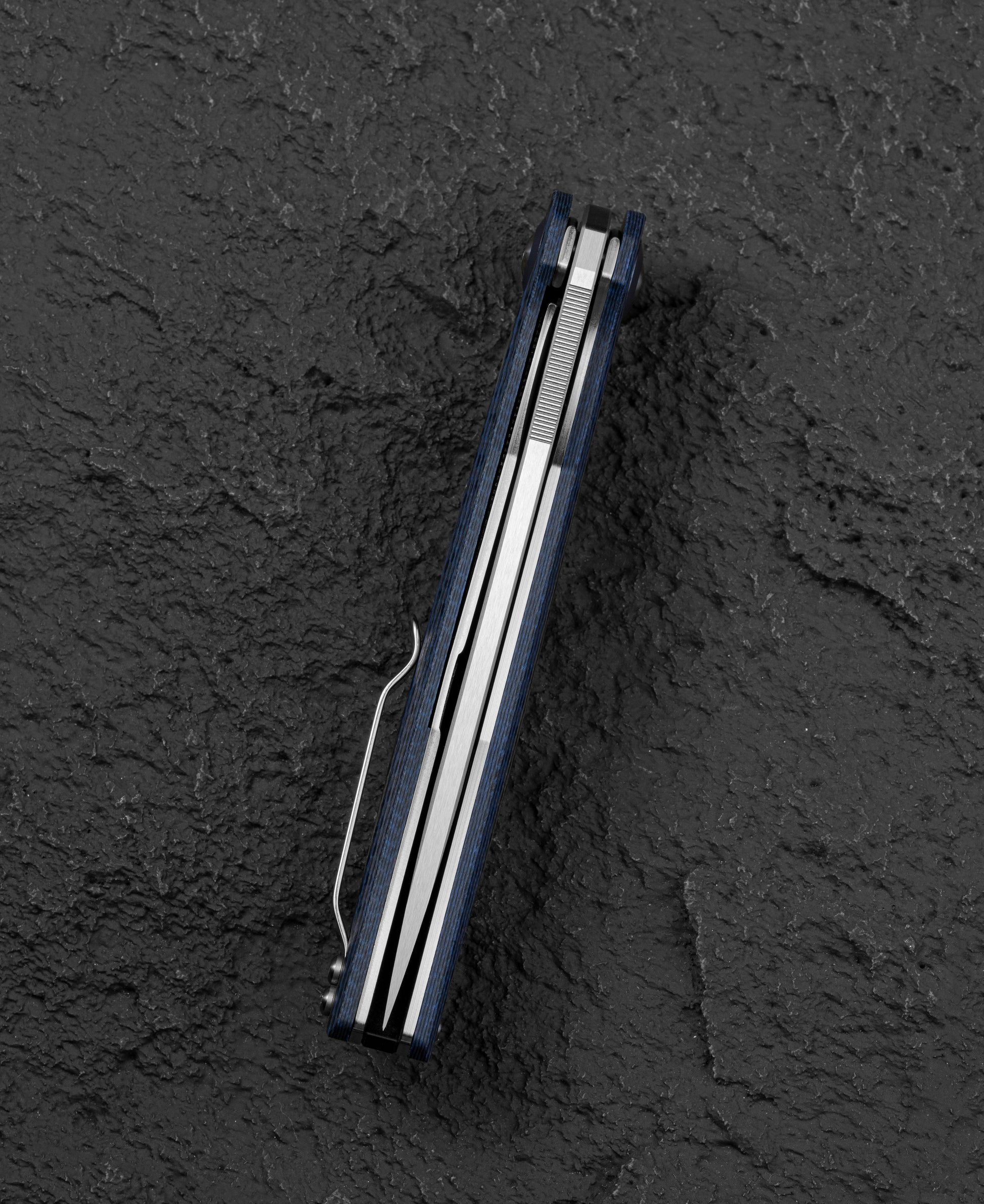 Bestech ASCOT BG19C side view – liner lock, steel clip, ceramic ball bearing pivot