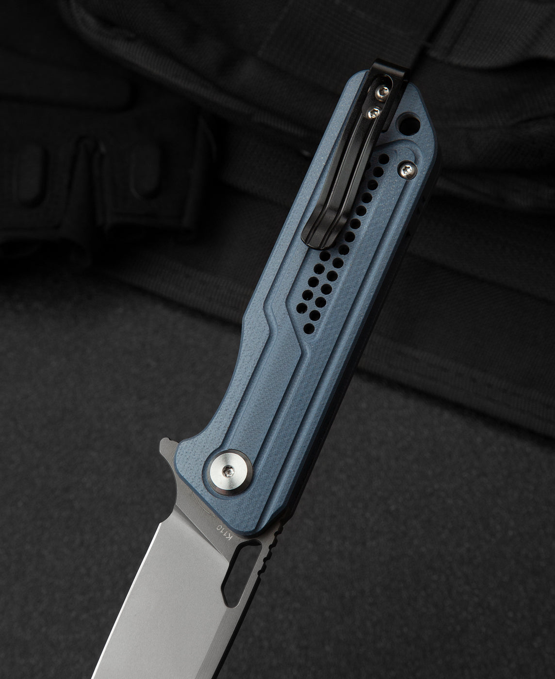 Bestech CIRCUIT BG35B-2 closed carry – titanium pocket clip, 4.33 inch closed length