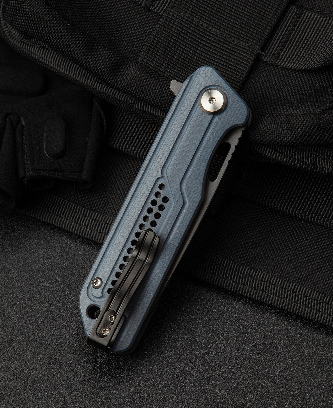 Bestech CIRCUIT BG35B-2 open position – 7.56 inch overall length, K110 blade deployed