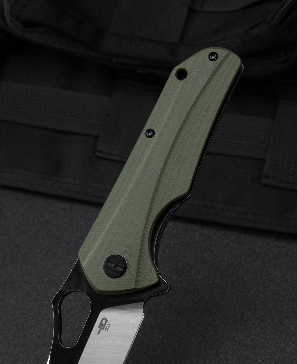Bestech OPERATOR BG36C closed carry – steel pocket clip, 4.61 inch closed length