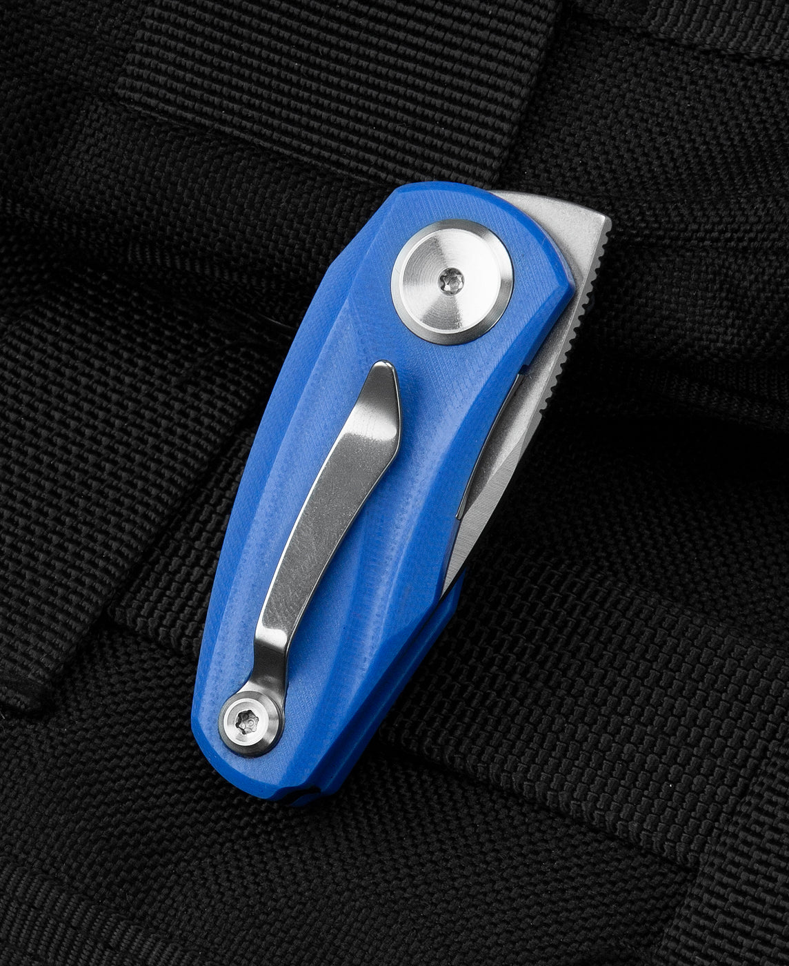 Bestech TULIP BG38D spine detail – Liner Lock, 14C28N blade thickness 0.10″