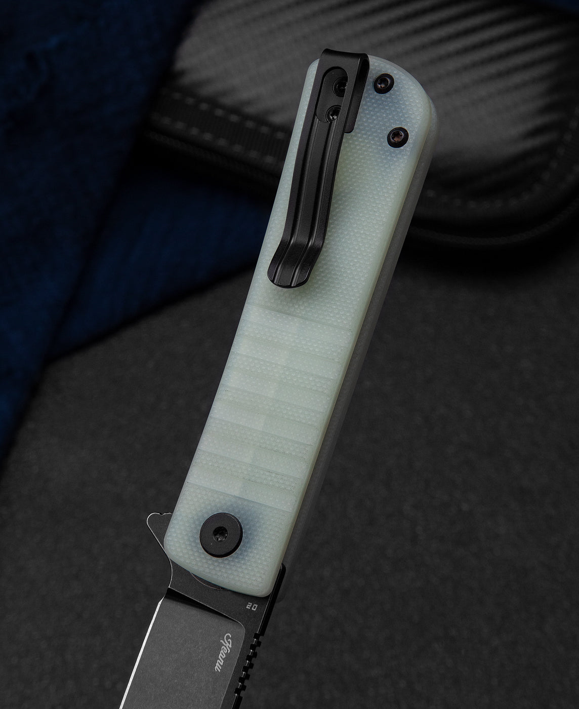 Bestech TITAN BG49A-4 titanium clip – lightweight corrosion-resistant titanium pocket clip