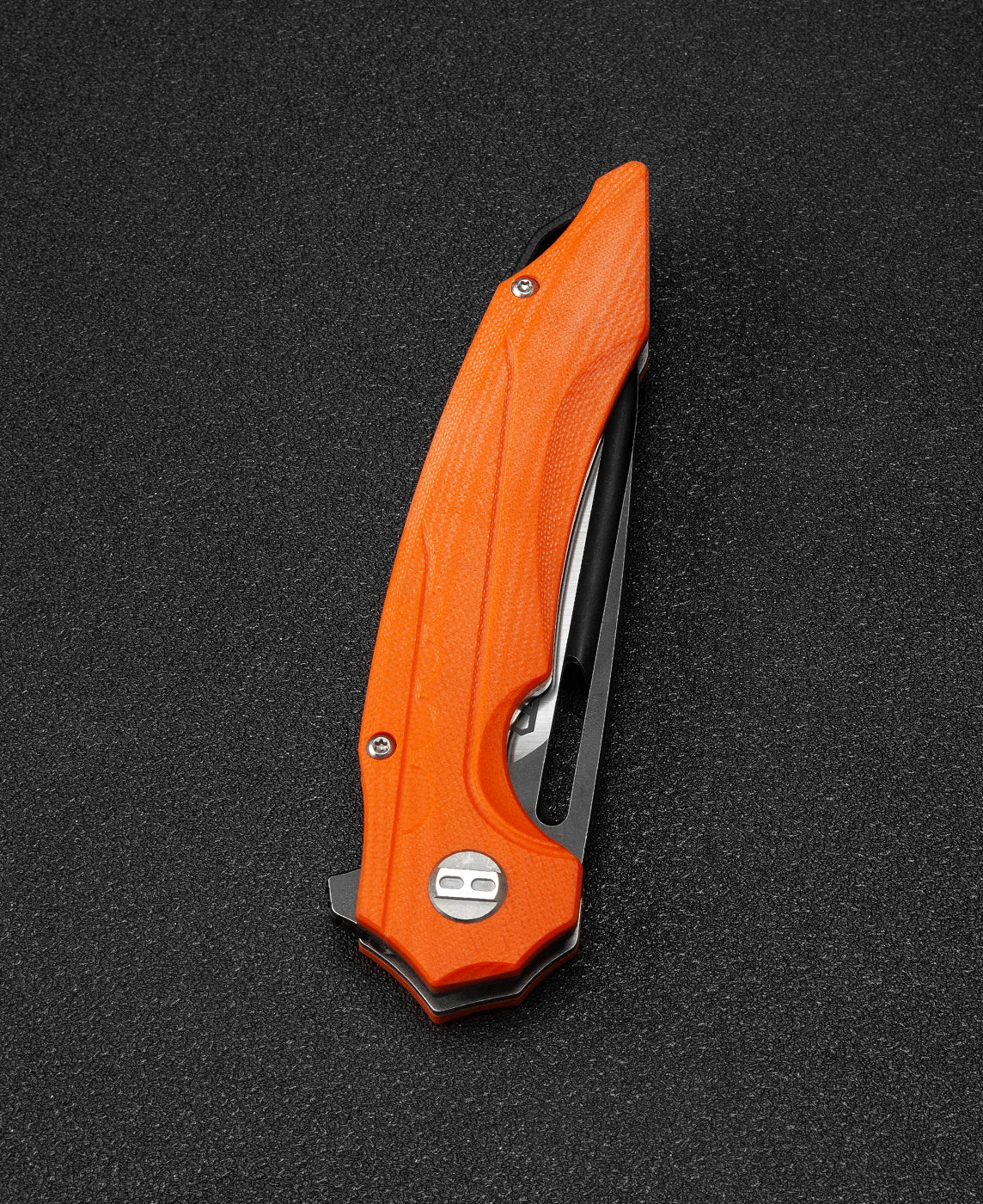 Bestech ORNETTA BG50C open position – 8.39" overall length, liner lock engaged