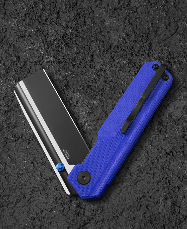 Bestech TARDIS BG54G open position – 7.68" overall length, liner lock engaged