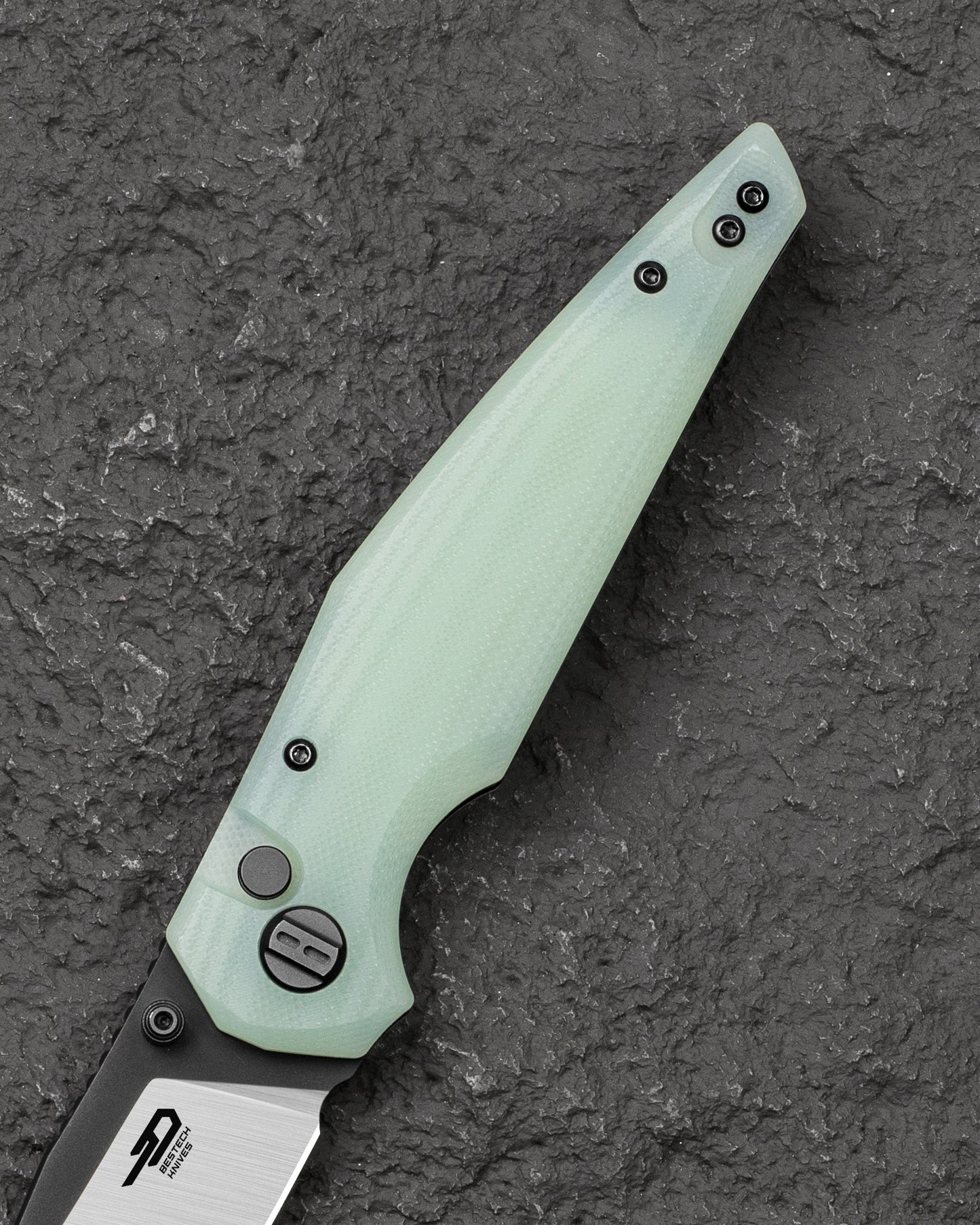Bestech Snakebird BG58D Transparent G10 scales – see-through handle, ceramic bearings