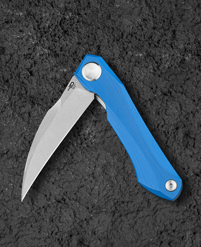 Bestech IVY BG59B open position – 7.13" overall length, liner lock engaged