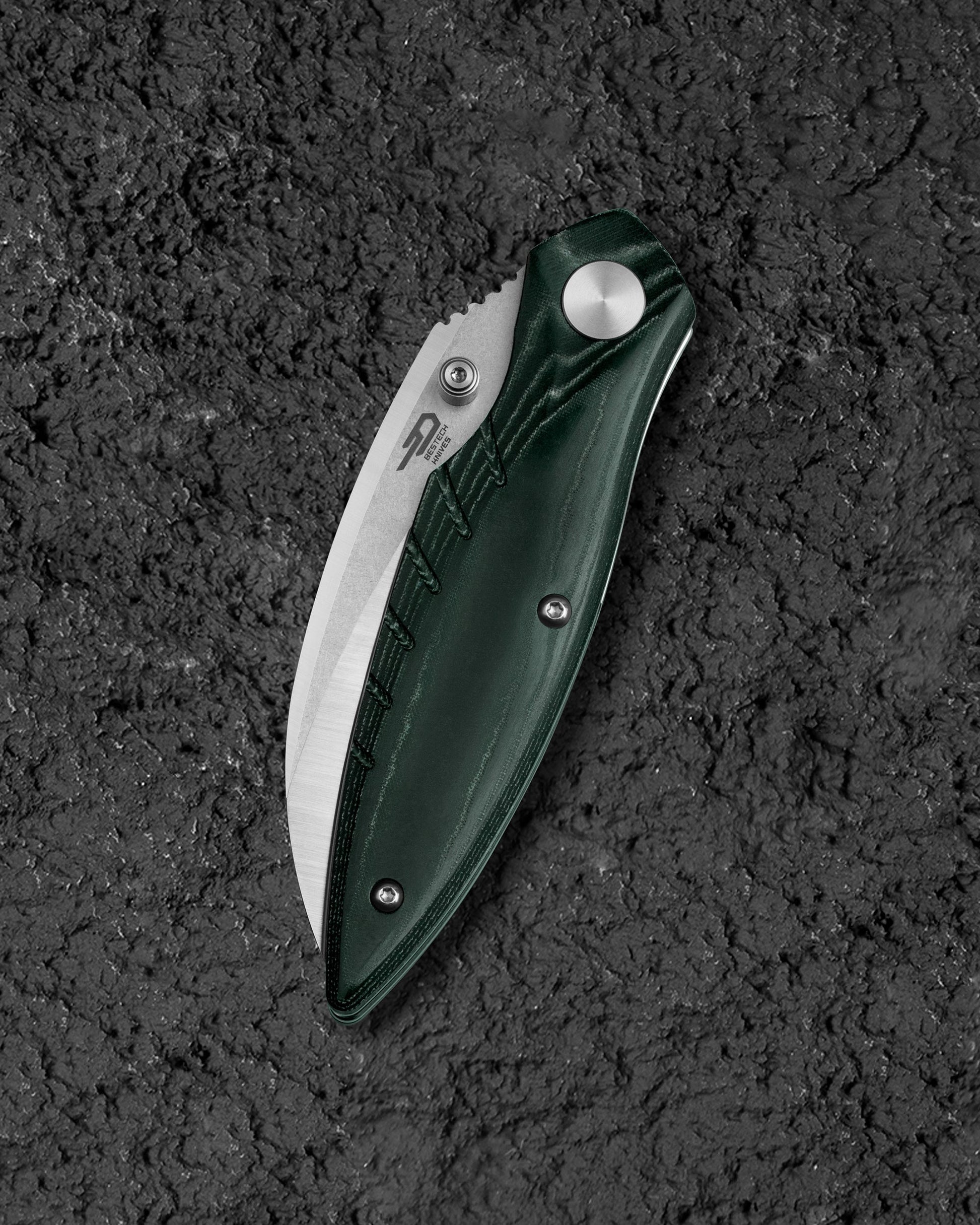 Bestech Mantidae BG60E side view – 0.118" blade thickness, ceramic ball bearing pivot
