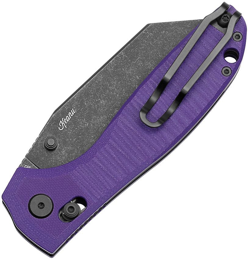 Bestech Liger BG61E gallery view 8 – purple G10 D2 wharncliffe folding knife