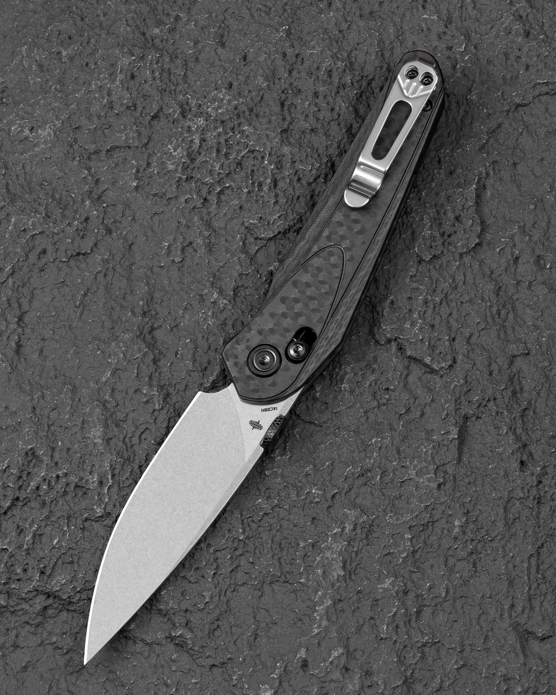 Bestech Mothus BG67A closed view – 4.58″ closed, Black G10 handle, Bar Lock