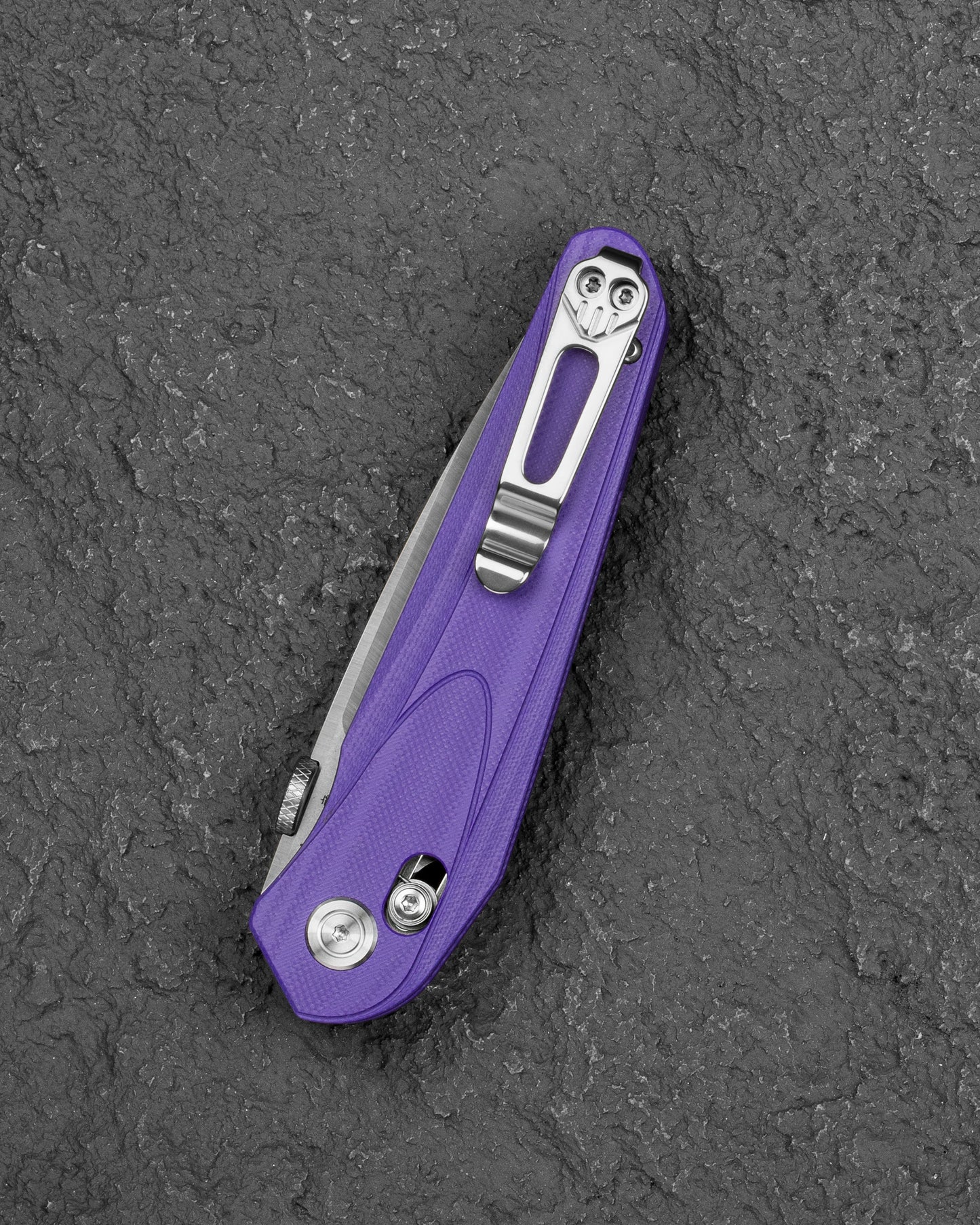 Bestech Mothus BG67C Purple G10 scales – ceramic ball bearing pivot