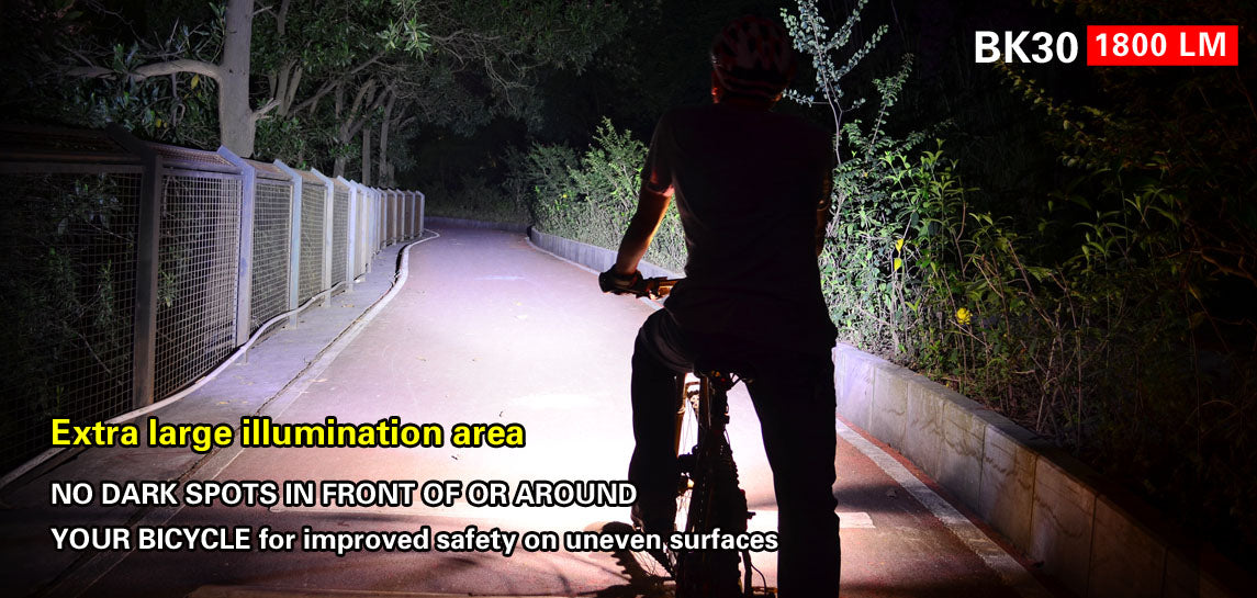 Klarus BK30 2x 18650 1280 Lumens CREE XM-L2 LED Bike Light