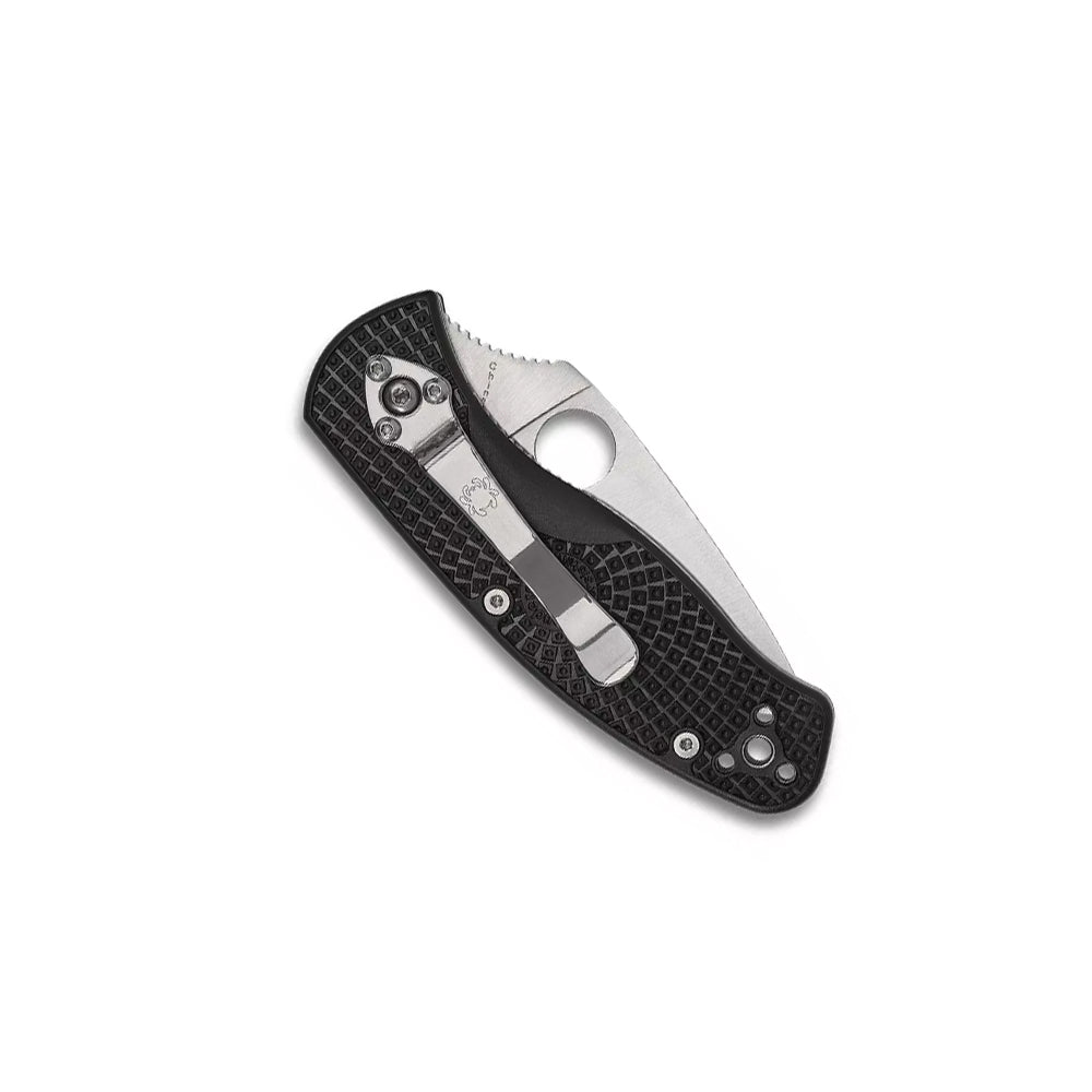 Spyderco Persistence Lightweight – 2.75" Satin PlainEdge Blade, Black FRN Handle – C136PBK