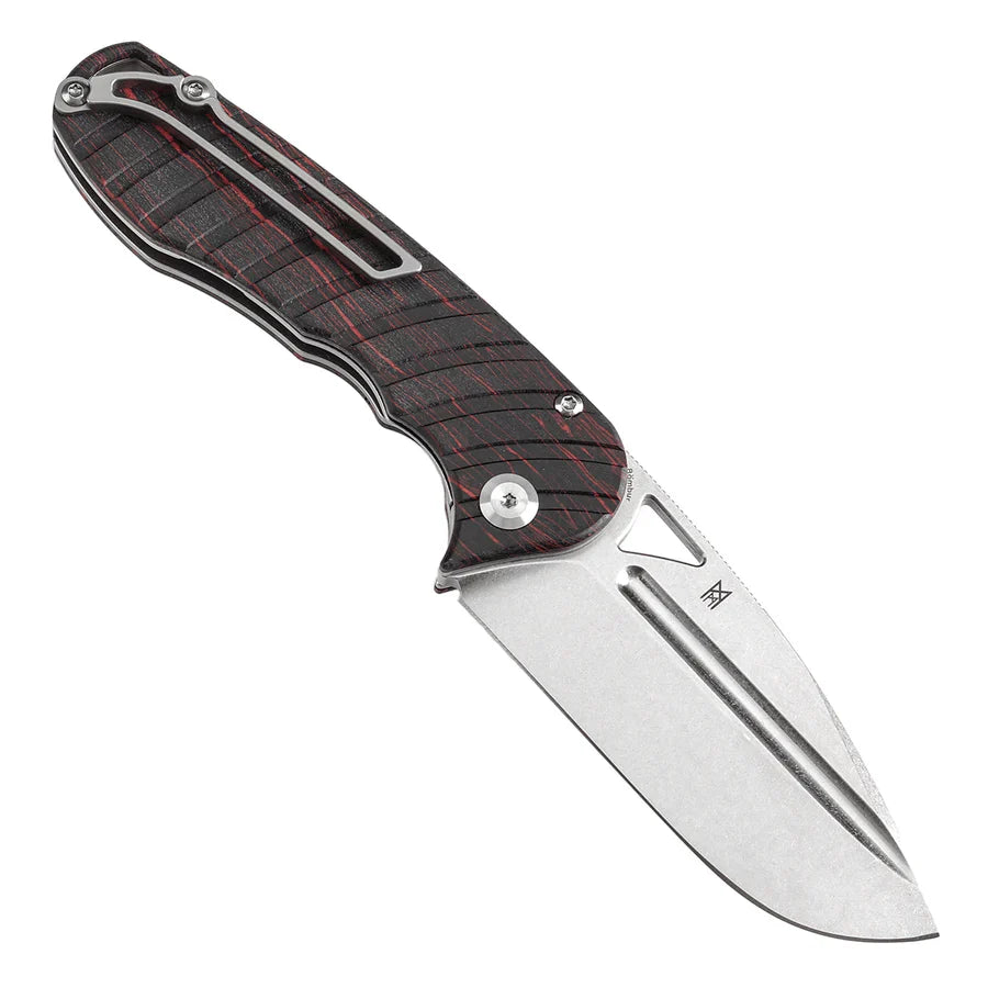 Tenable Bömbur T1054C1 black & red G-Mascus handle scales