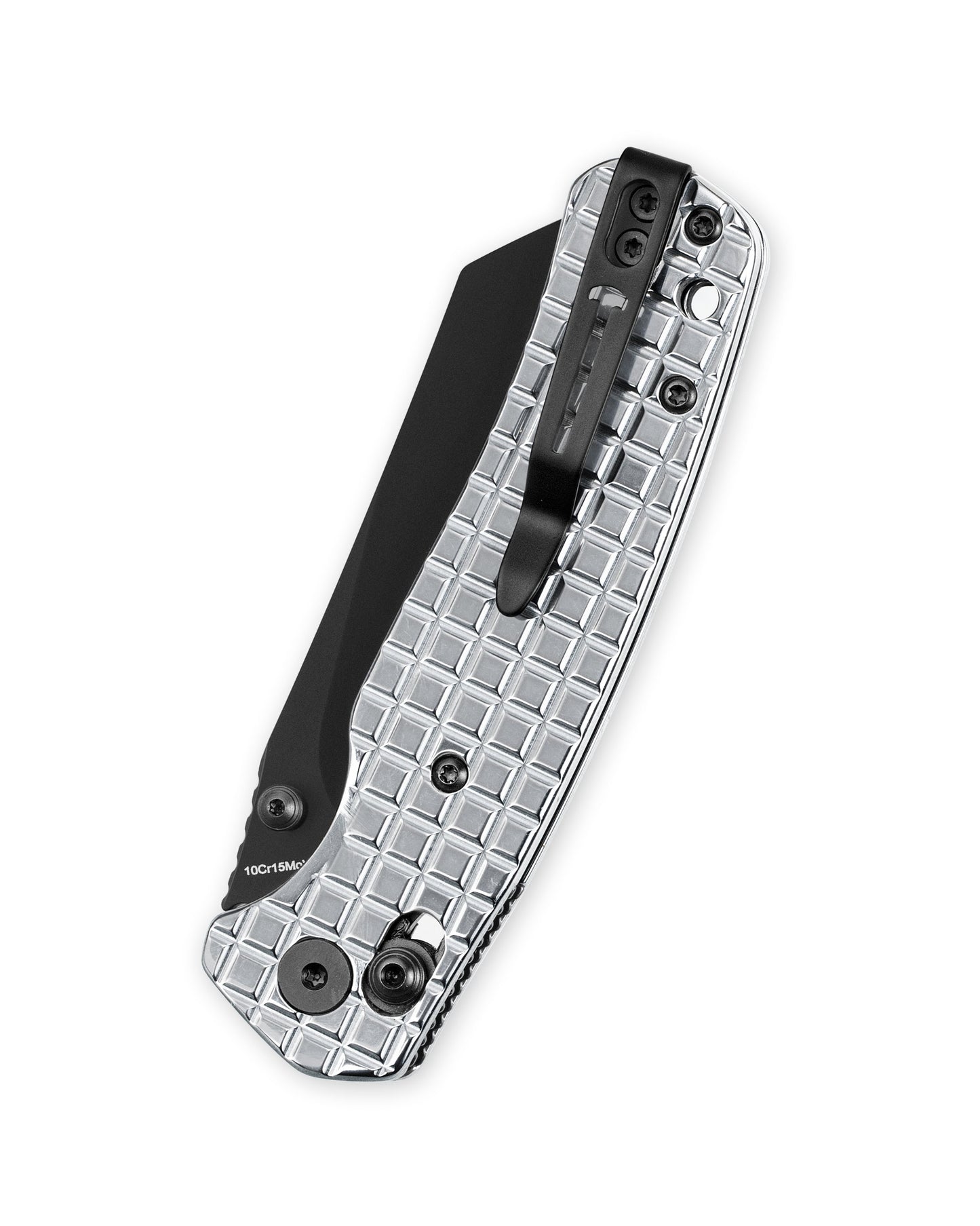 Bestechman Cicada's Wing BMK06-S-6 blade detail – 3.15" 10Cr15MoV Black PVD, Stainless Steel Mirror Polish, B-Lock