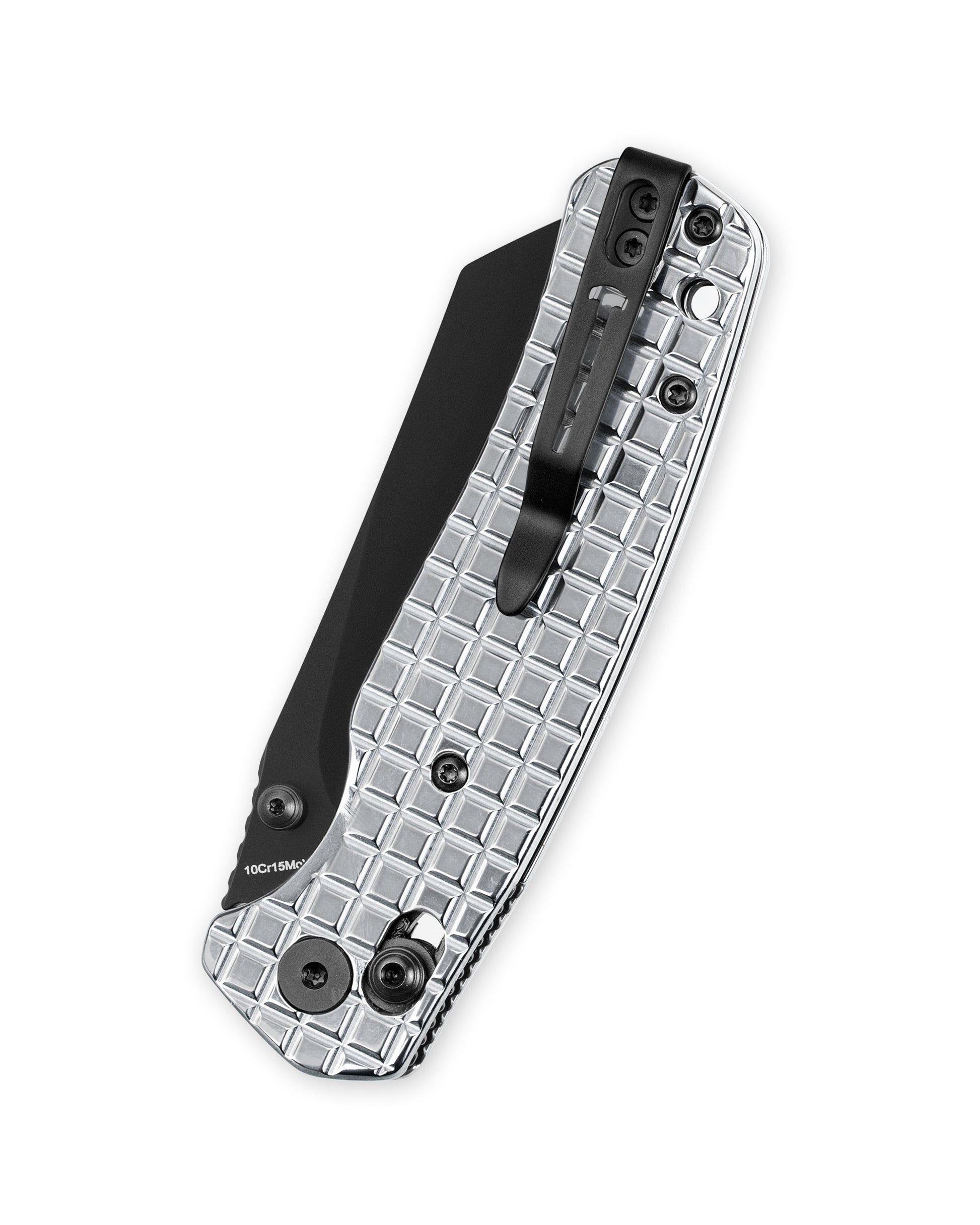 Bestechman Cicada's Wing BMK06-S-6 blade detail – 3.15" 10Cr15MoV Black PVD, Stainless Steel Mirror Polish, B-Lock