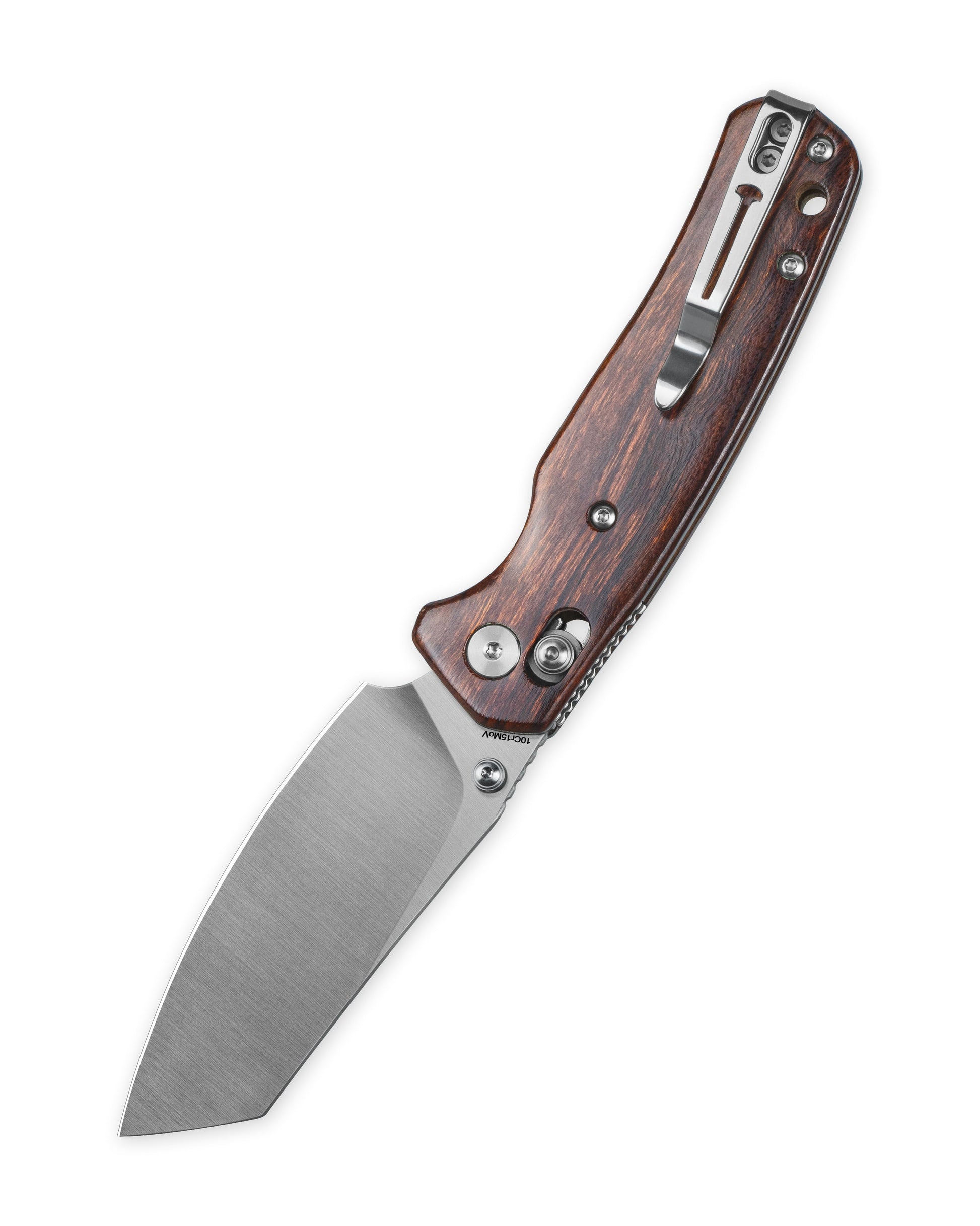 Bestechman Cicada's Wing BMK06-W-3 open position – B-Lock button lock, 7.205" overall length