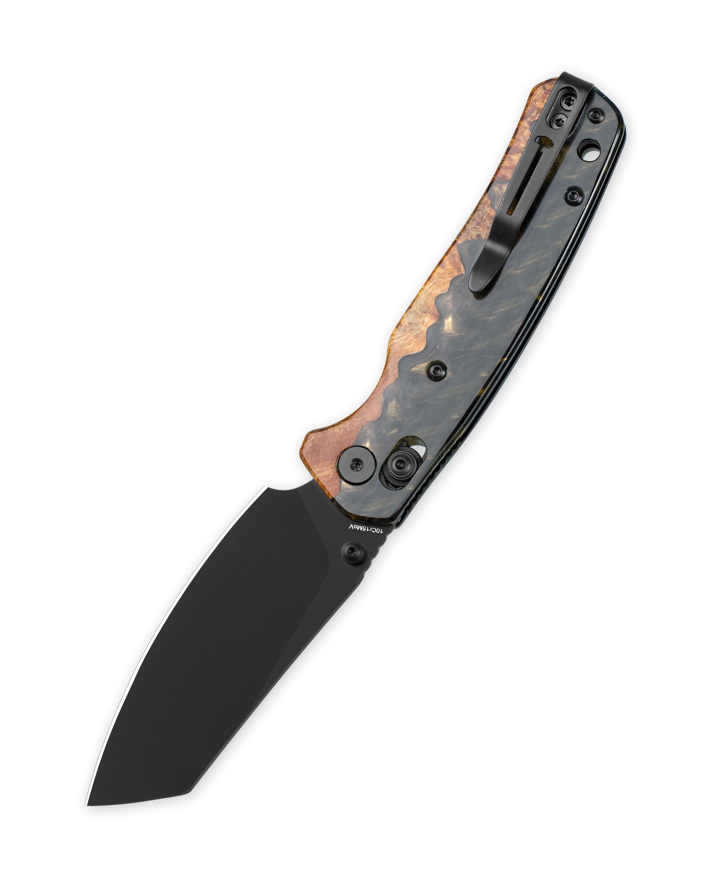 Bestechman Cicada's Wing BMK06-W-6 open position – B-Lock button lock, 7.205" overall length