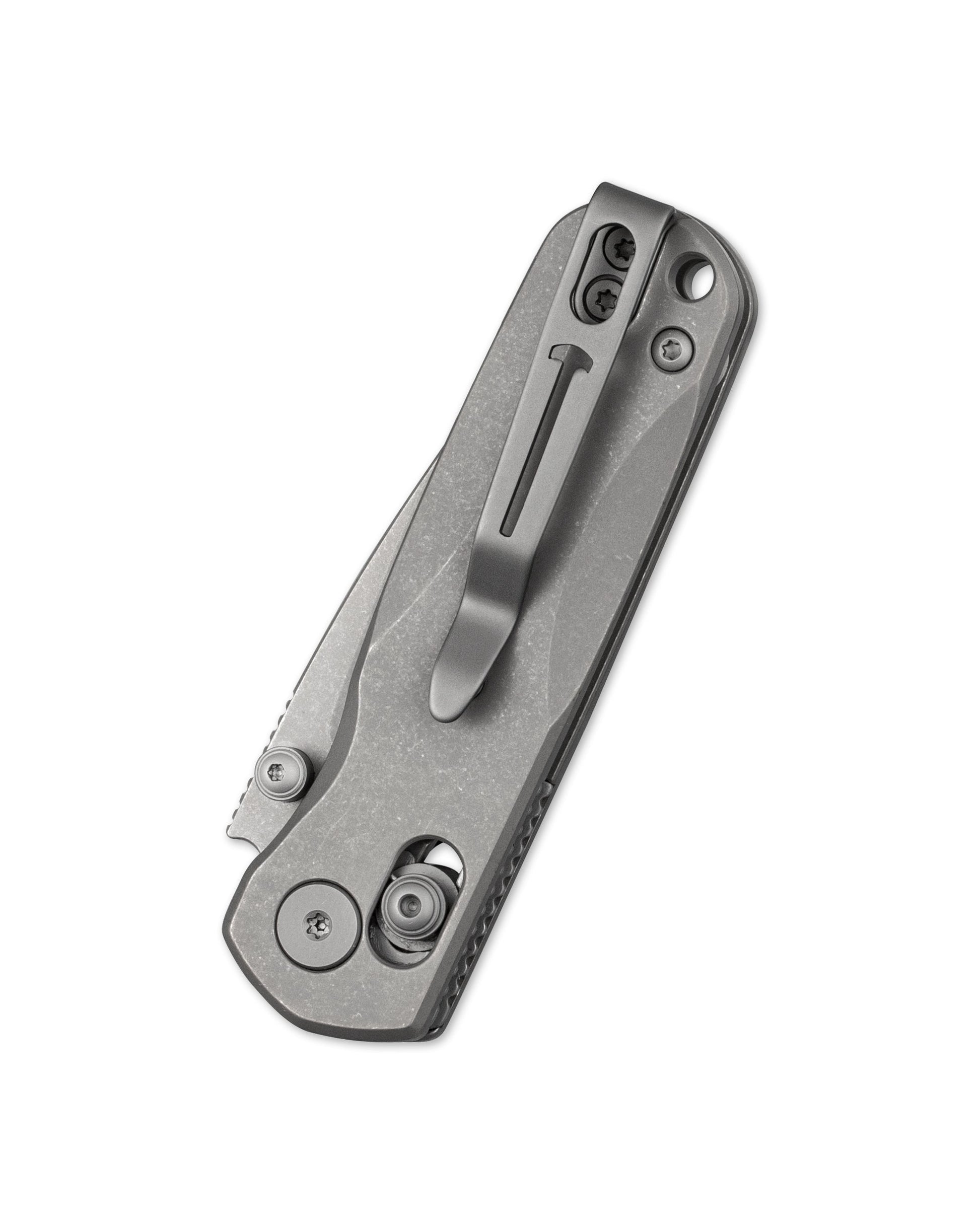 Bestechman SPRITE BMK21D open position – 5.59" overall, M390 dark stonewash, B-Lock deployed