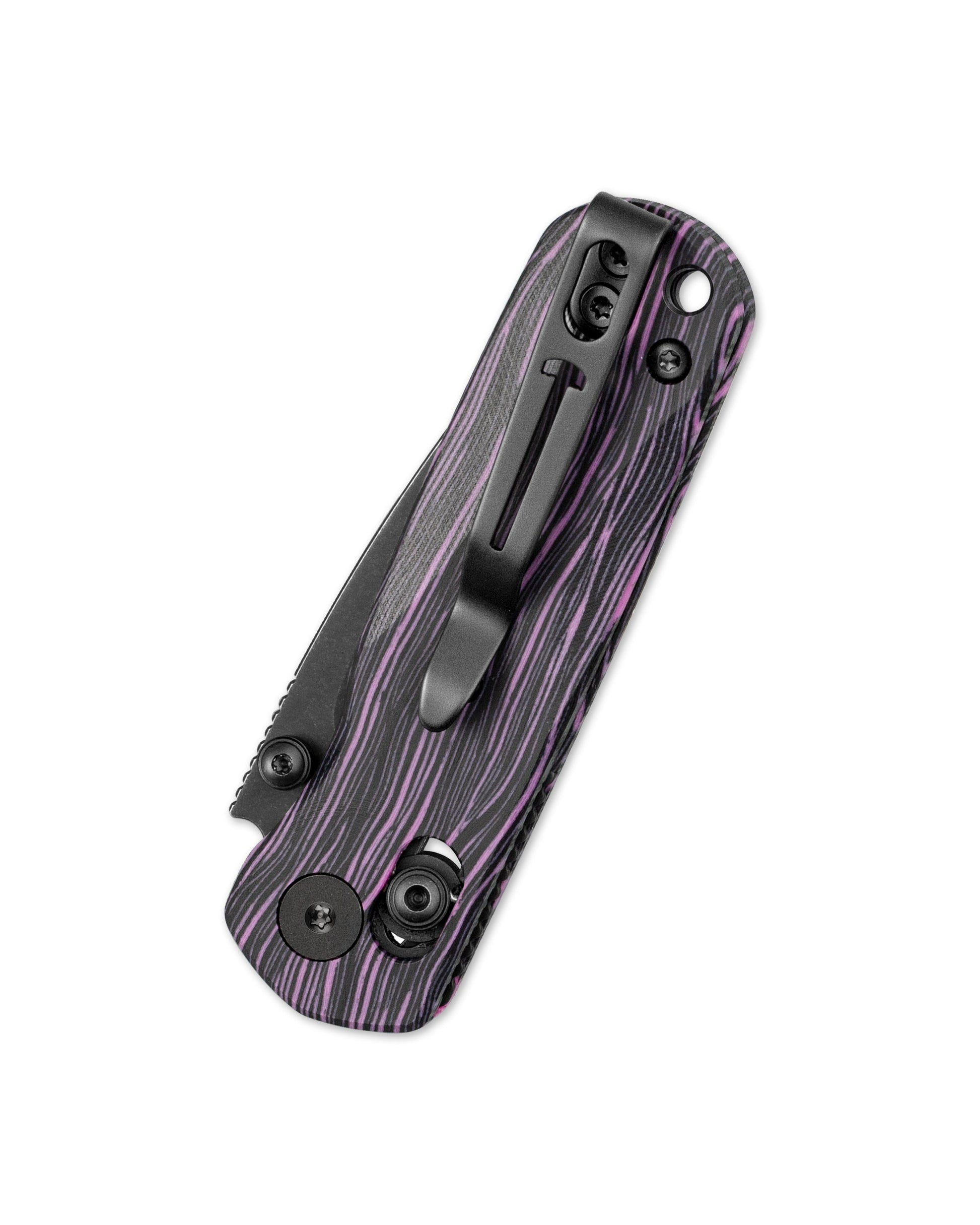 Bestechman SPRITE BMK21E open position – 5.59" overall, M390 black stonewash, B-Lock deployed