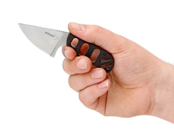 Boker Plus SFB Fixed Blade Neck Knife Black G-10