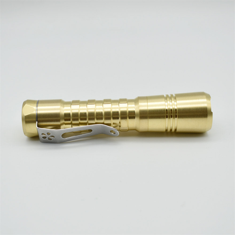 ReyLight Pineapple Brass 470 Lumen EDC Flashlight