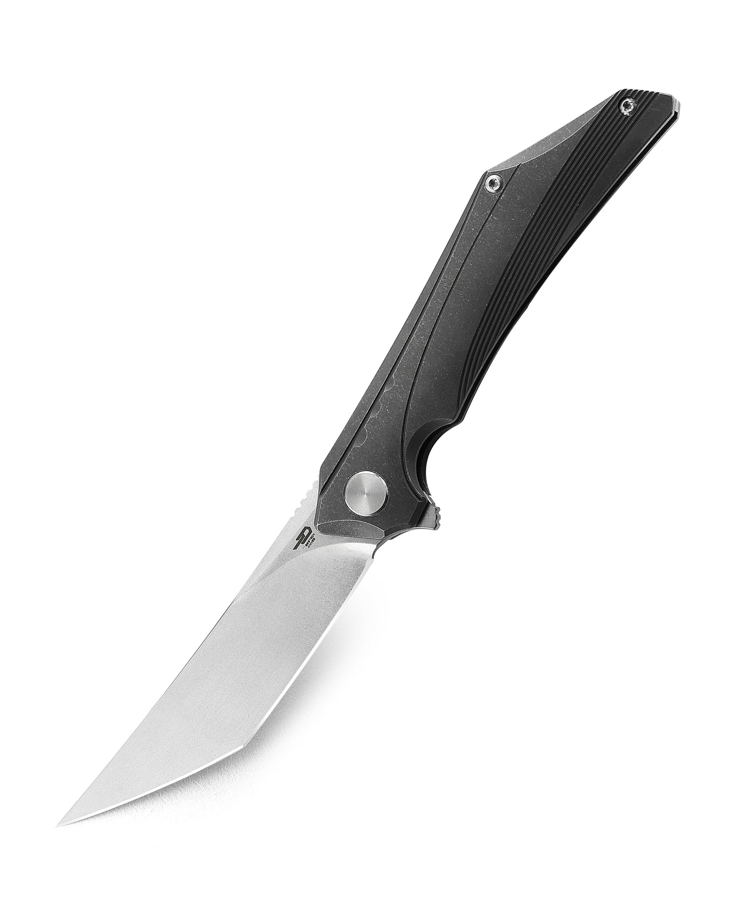 Bestech Kamoza BT1911A blade detail – 3.62" M390 stonewash finish, 0.15" thickness