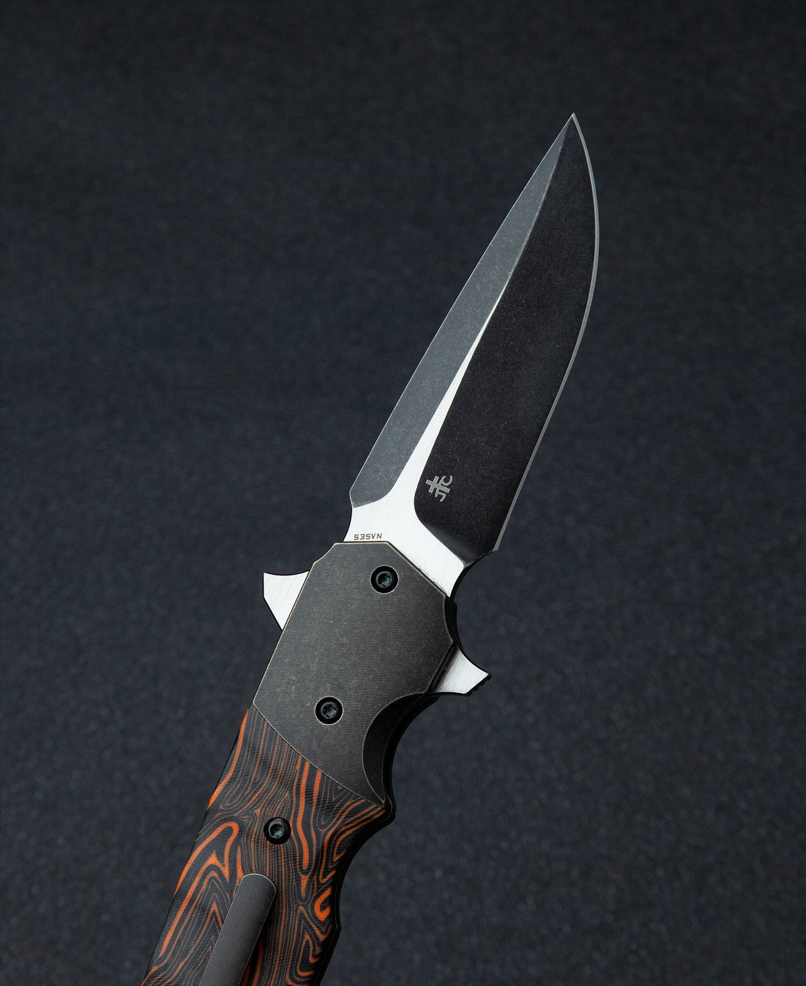 Bestech Freefall BT2007B spine detail – 3.2mm S35VN blade, ceramic ball bearing pivot