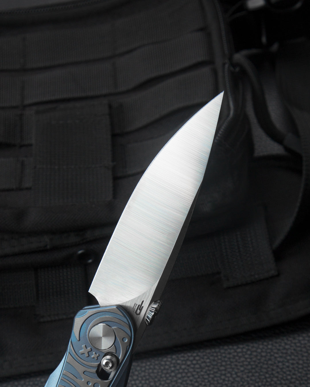 Bestech Mothus BT2206A EDC carry – 116g Kombou design M390 blue titanium bar lock folder for everyday carry