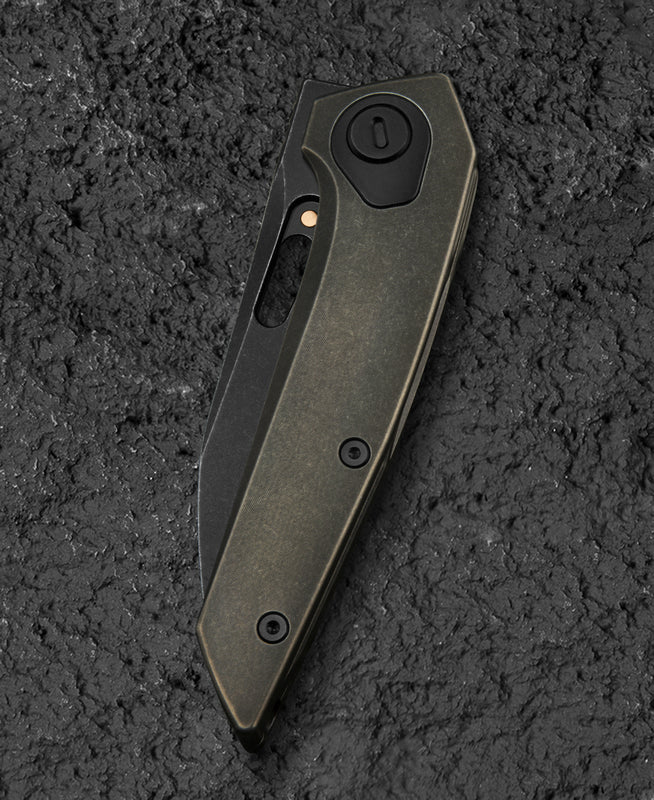 Bestech VK-Void BT2305D side view – 7.11 inch overall length Vulpex Knives design titanium folder