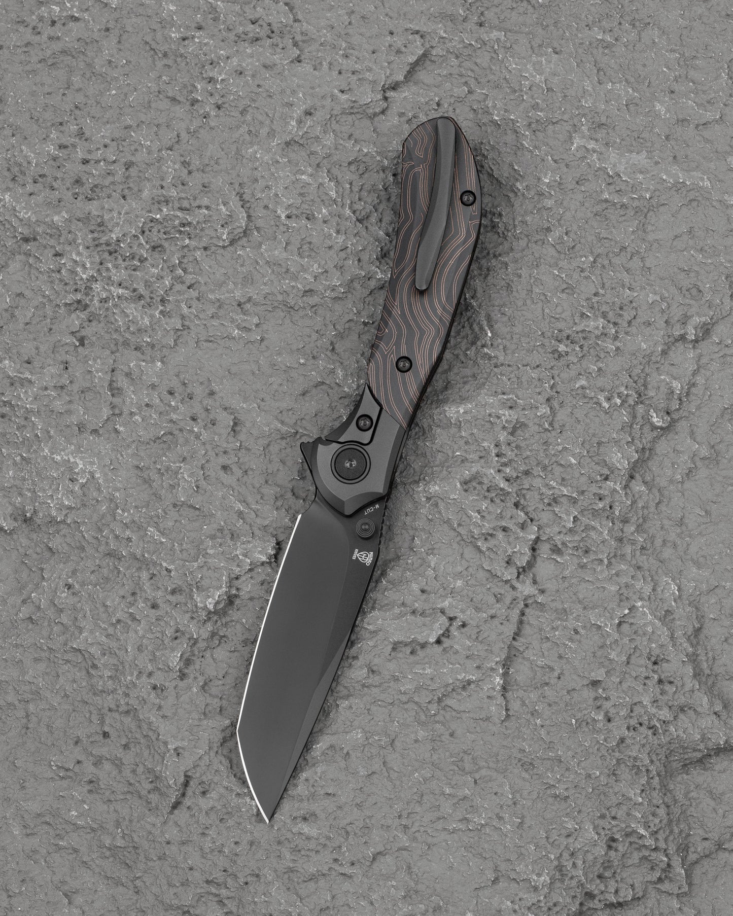 Bestech Constellation BT2501B Black PVD Titanium G10 Inlay Handle Folding Knife Closed View