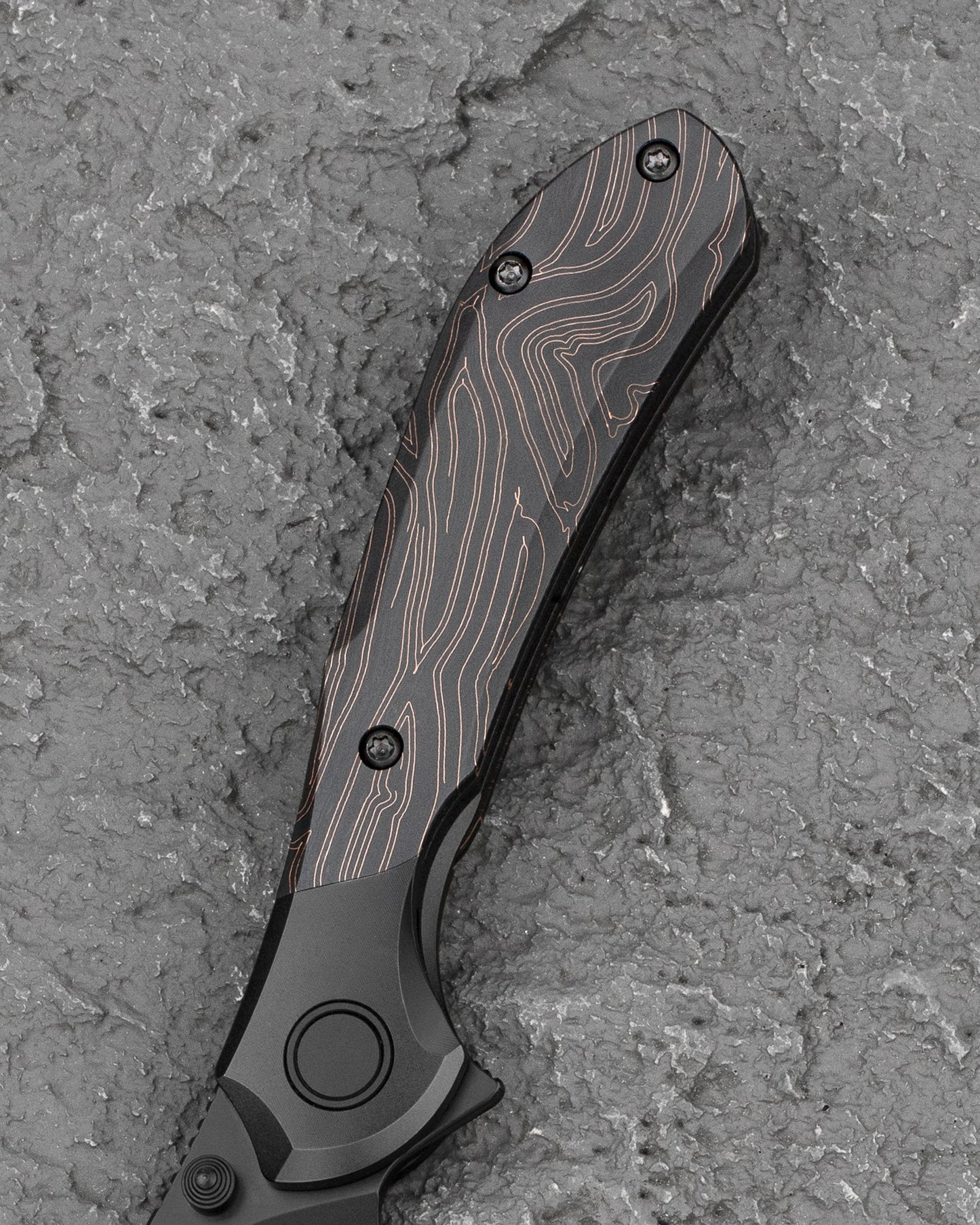 Bestech Constellation BT2501B Folding Knife Blade Spine MagnaCut Steel Detail