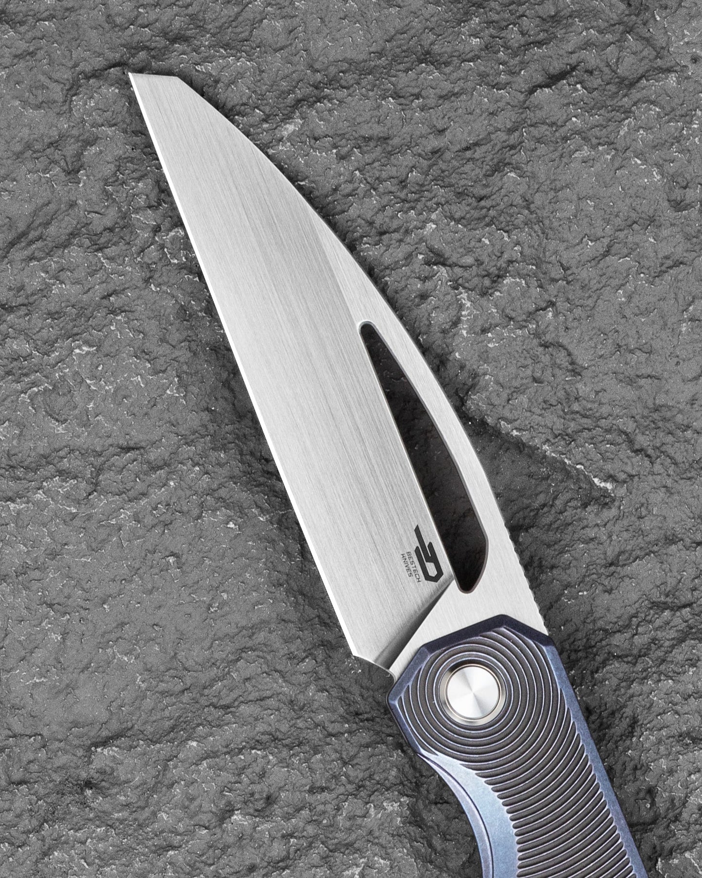 Bestech Taipan BT2503D Titanium Frame Lock Folding Knife Side View