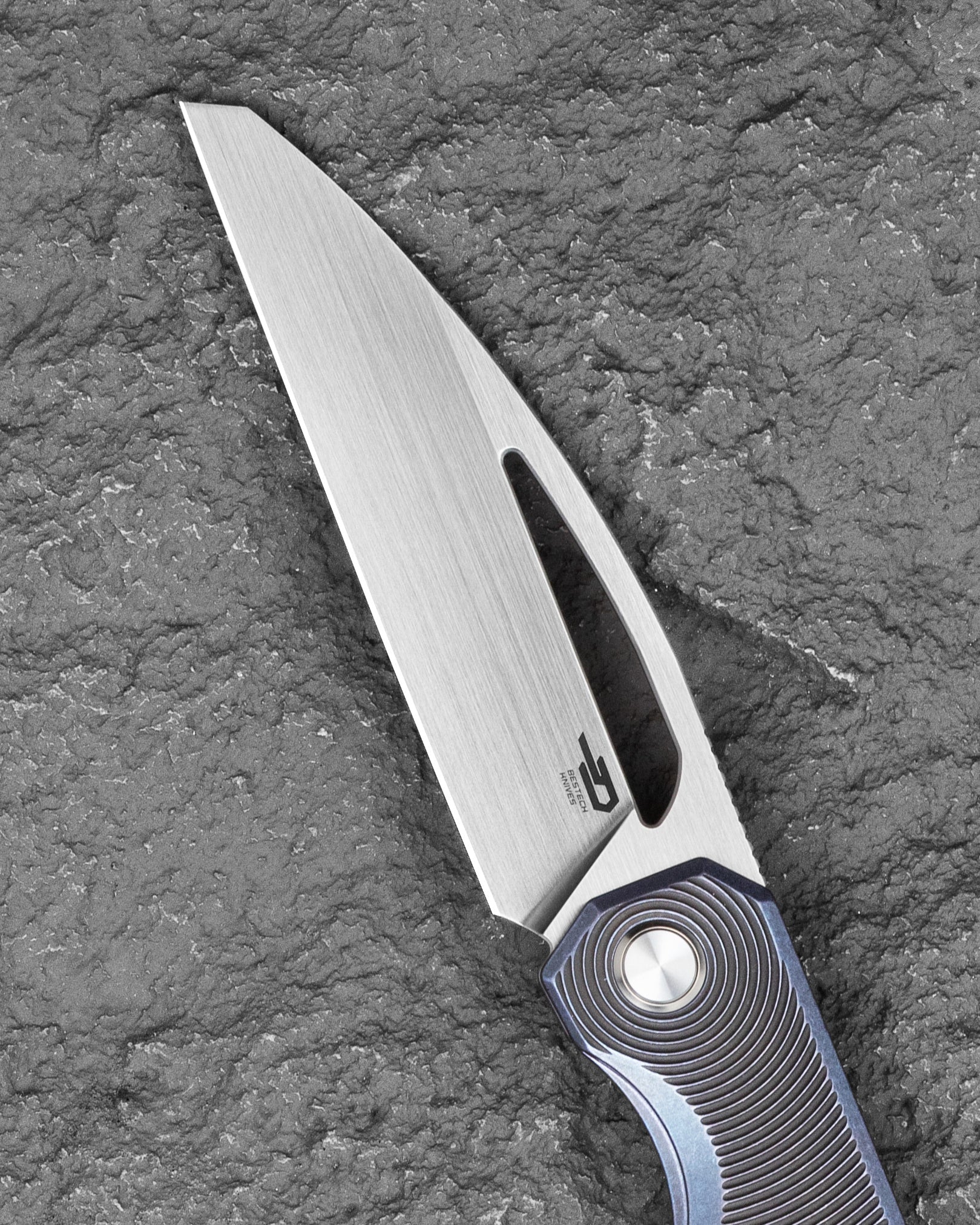 Bestech Taipan BT2503D Titanium Frame Lock Folding Knife Side View