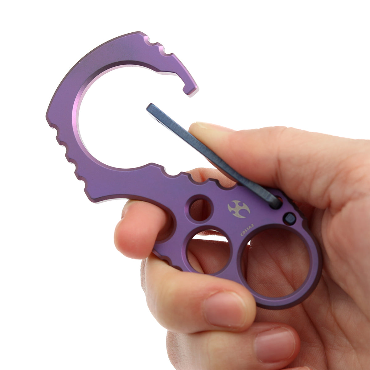 Kansept EDC Tools Carabiner C011A3 built-in bottle opener detail