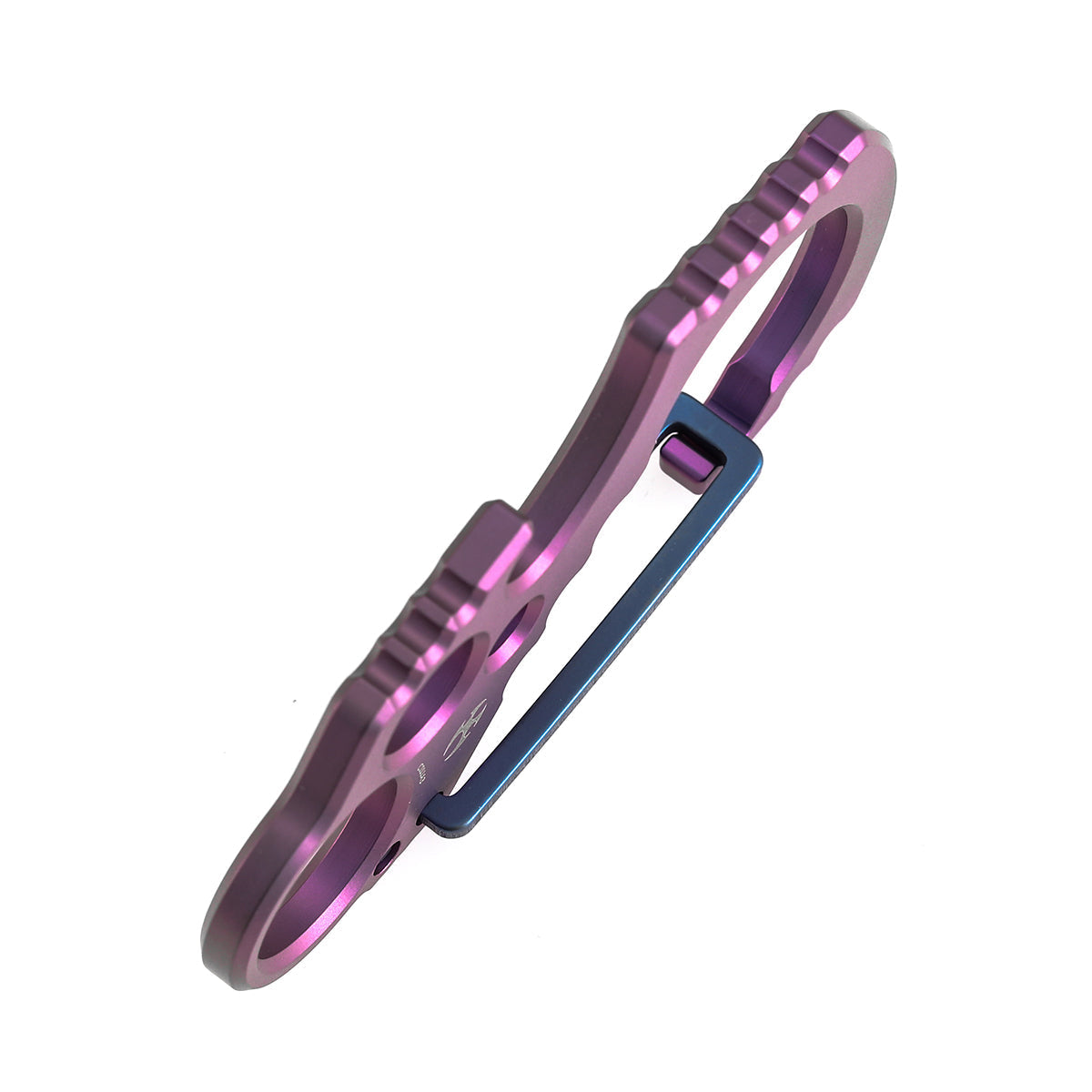 Kansept EDC Tools Carabiner C011A3 purple anodized titanium detail
