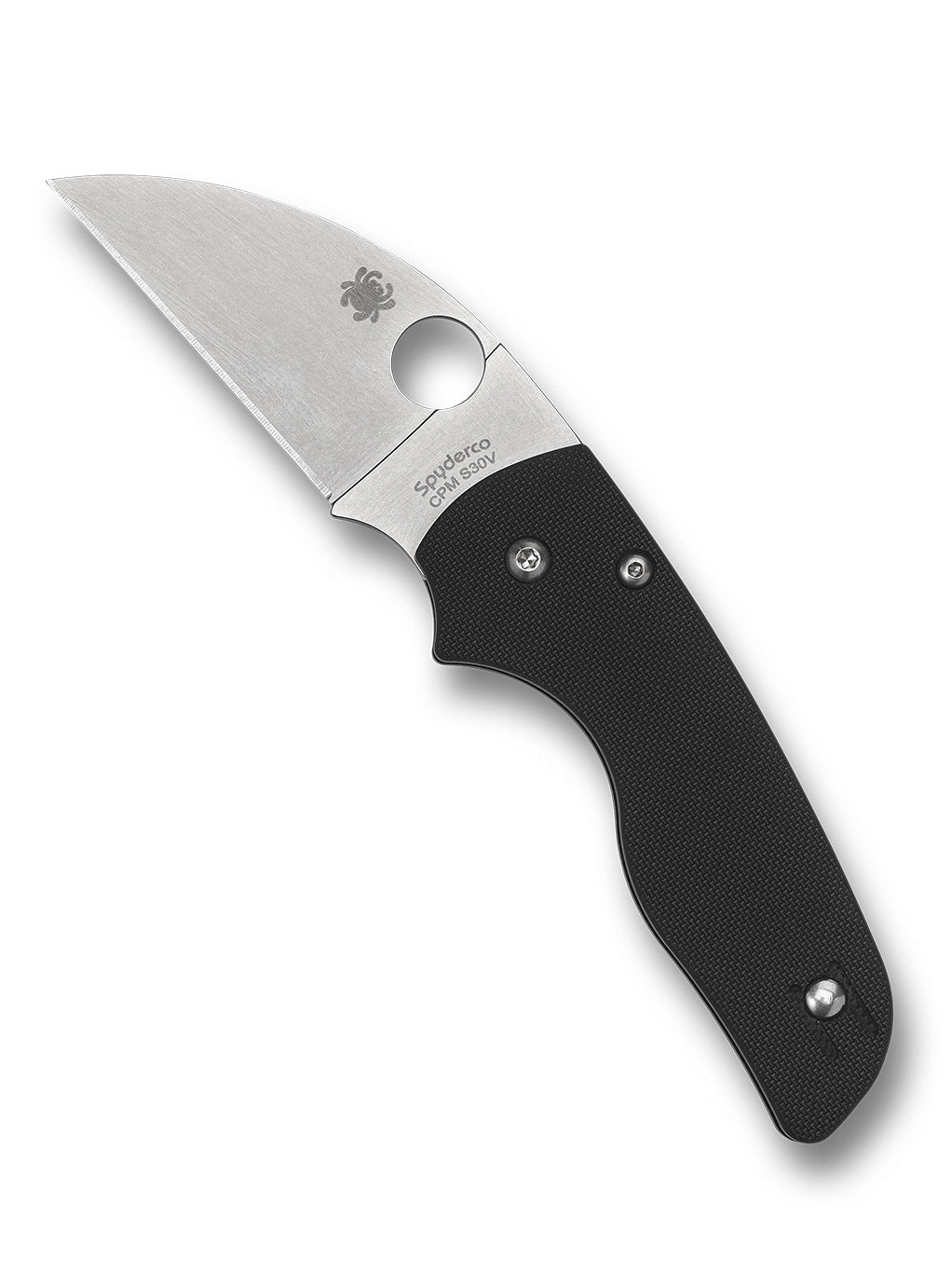 Spyderco Lil' Native Wharncliffe C230GPWC CPM S30V wharncliffe blade in open position