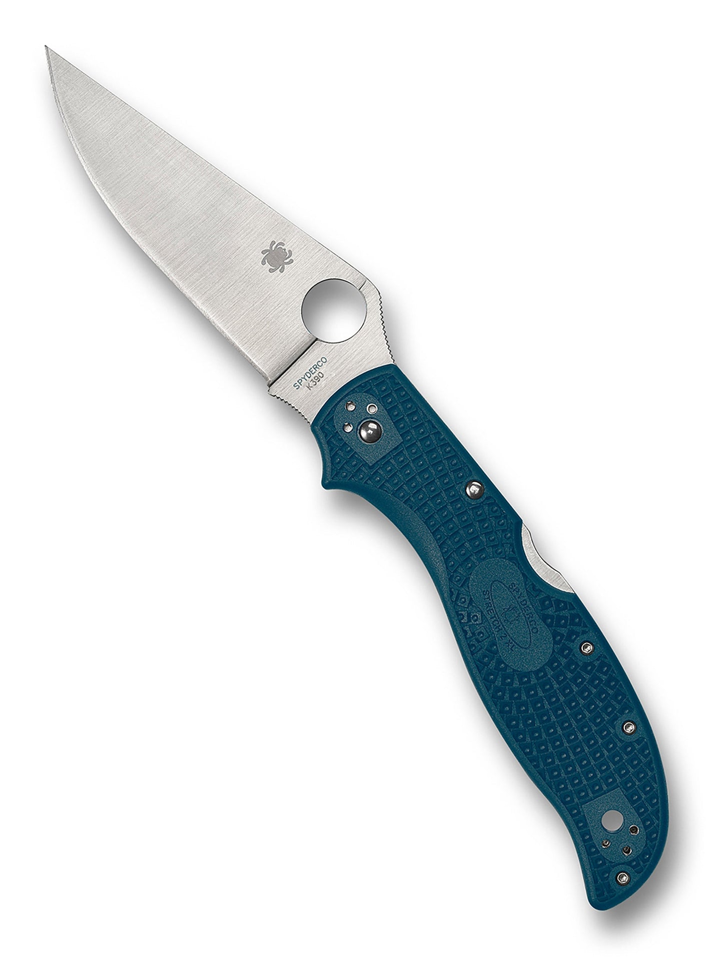 Spyderco Stretch 2 XL Lightweight C258FPK390 open position – 8.90″ overall length, back lock engaged