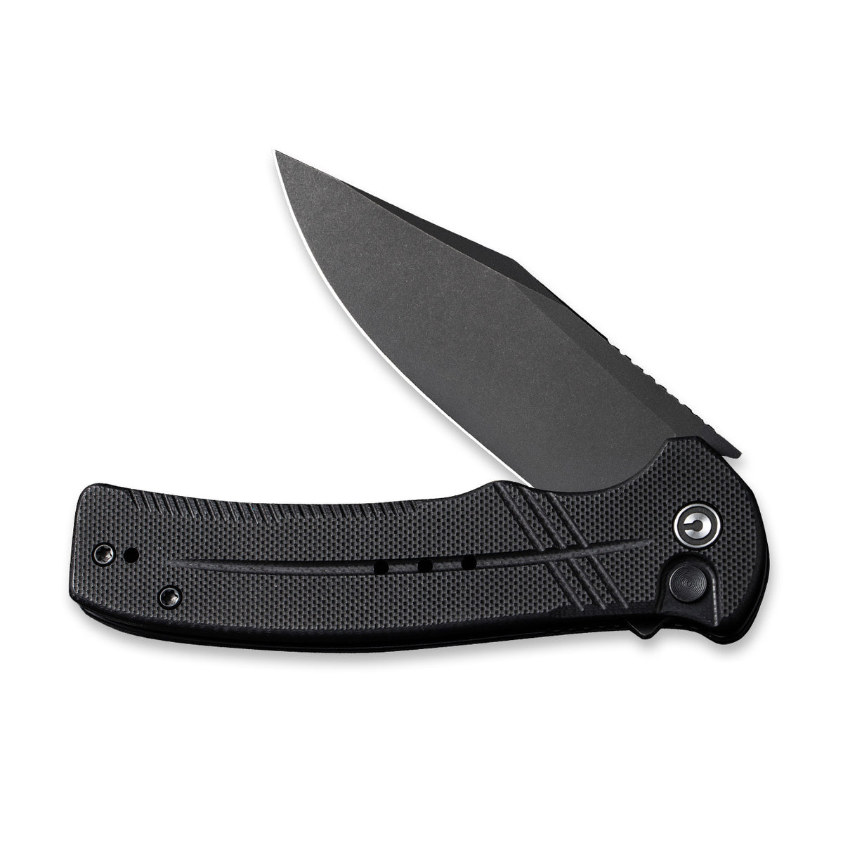 Civivi Cogent C20038D-1 Folding Knife 3.47" 14C28N Steel Blade Black G10 Handle
